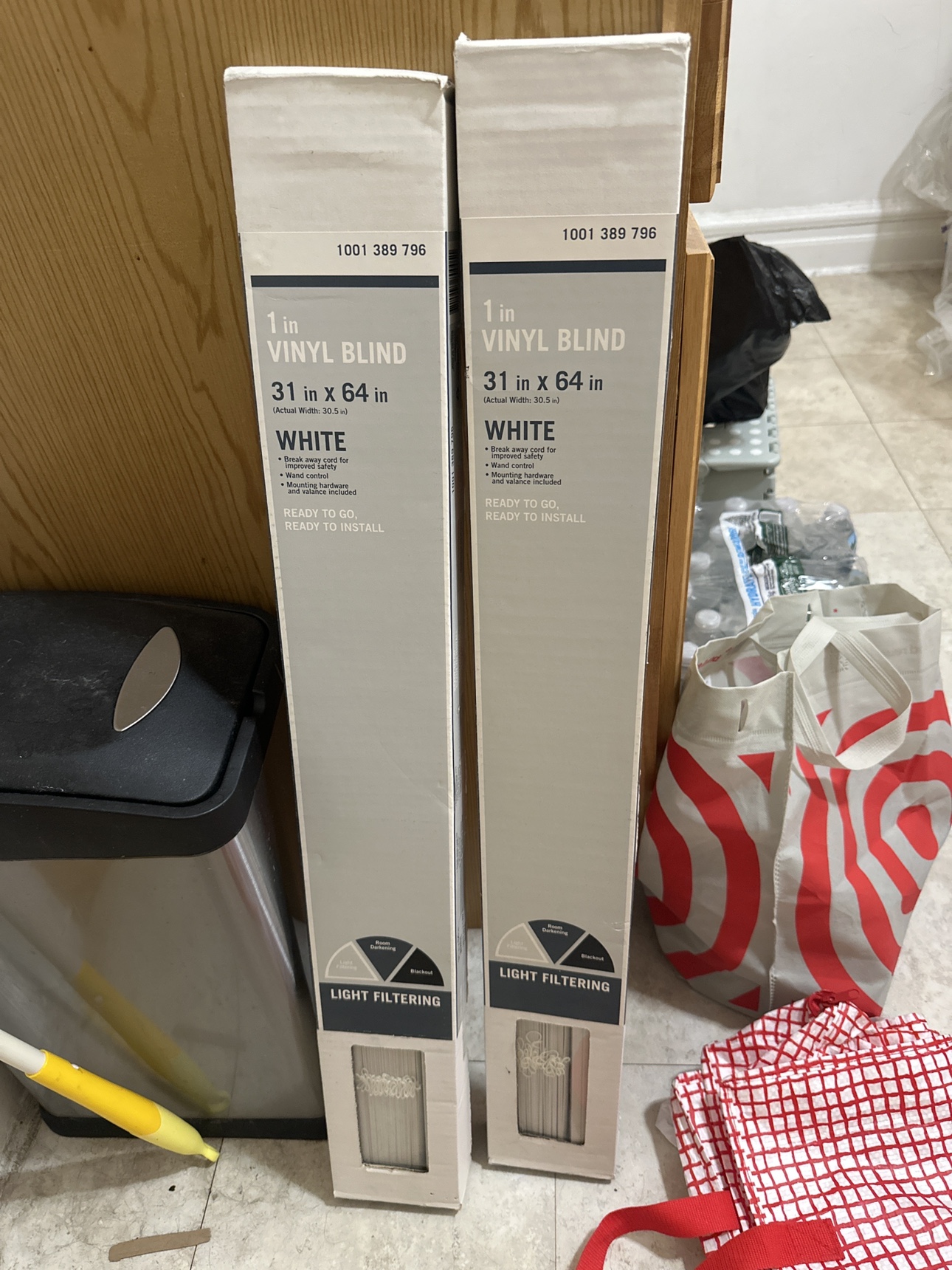 New unopened blinds  white
