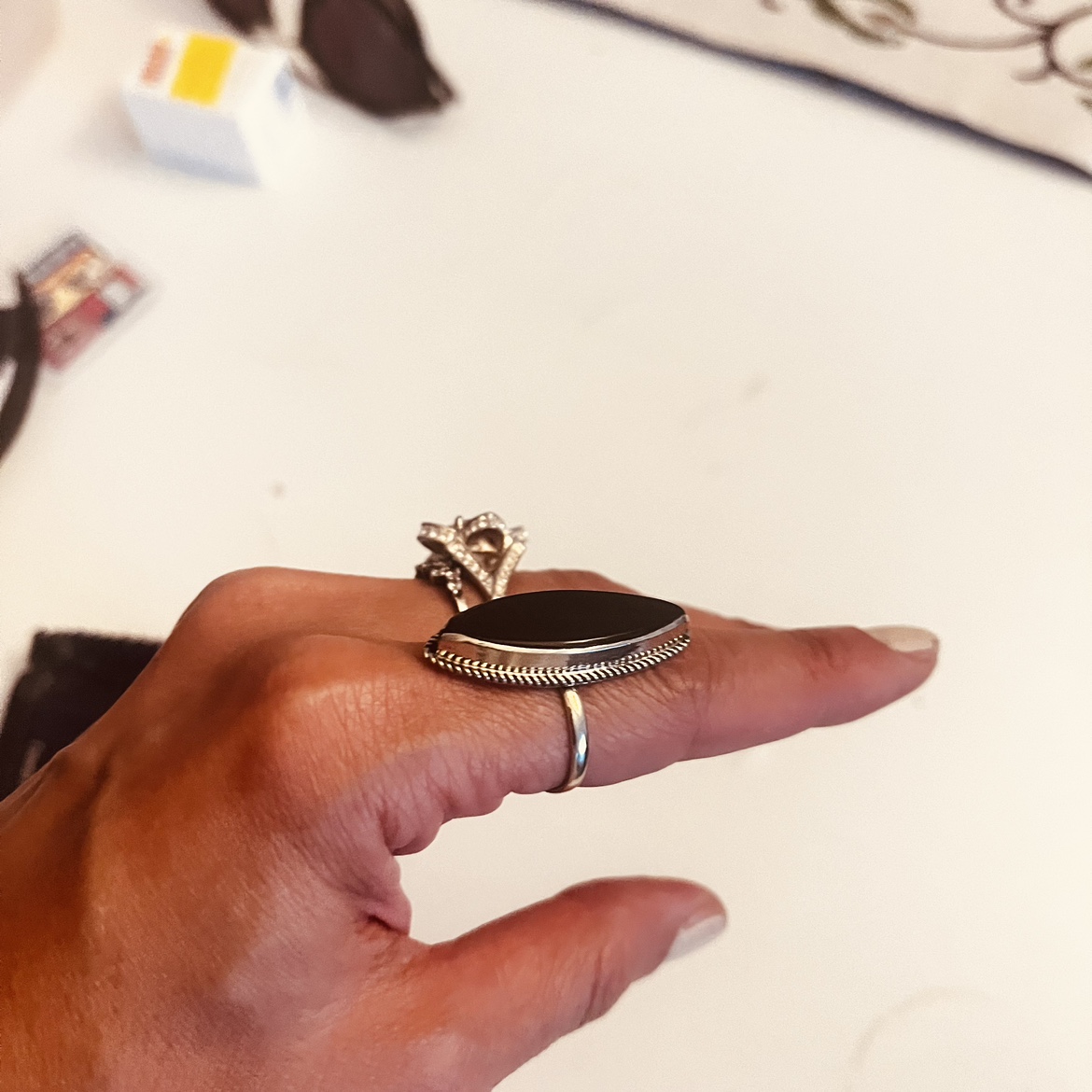 Silver ring image indicator(7)