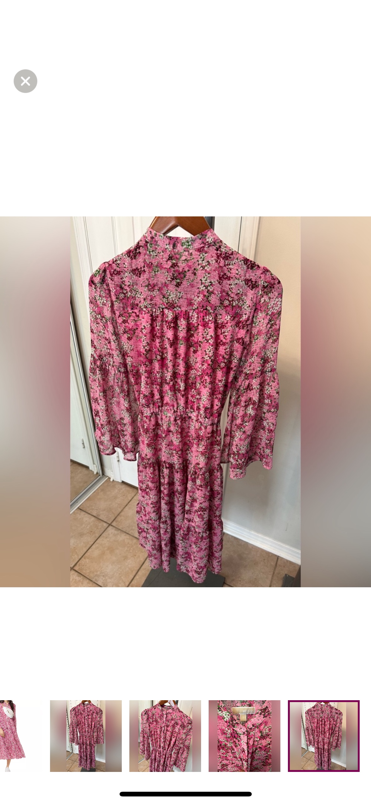 MICHAEL Michael Kors Enchanted Bloom Midi Dress size 00 - photo 4