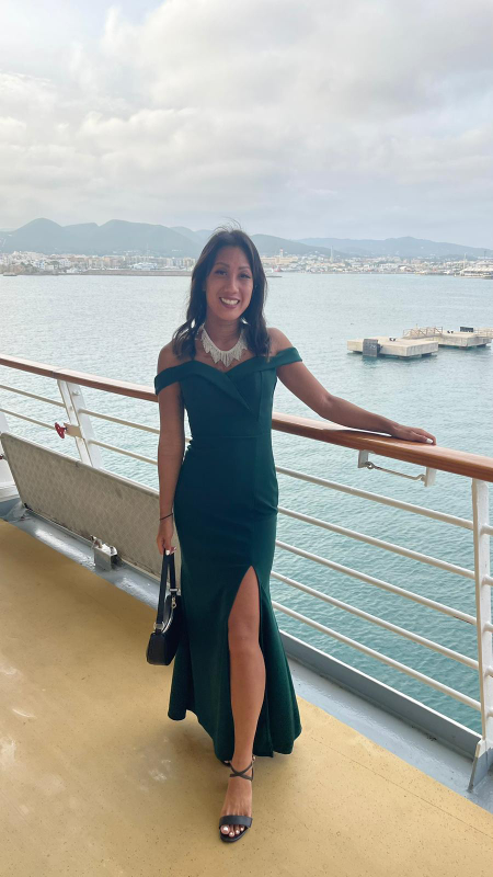 formal green dress