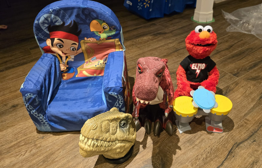 Assortment of kids toys thumbnail