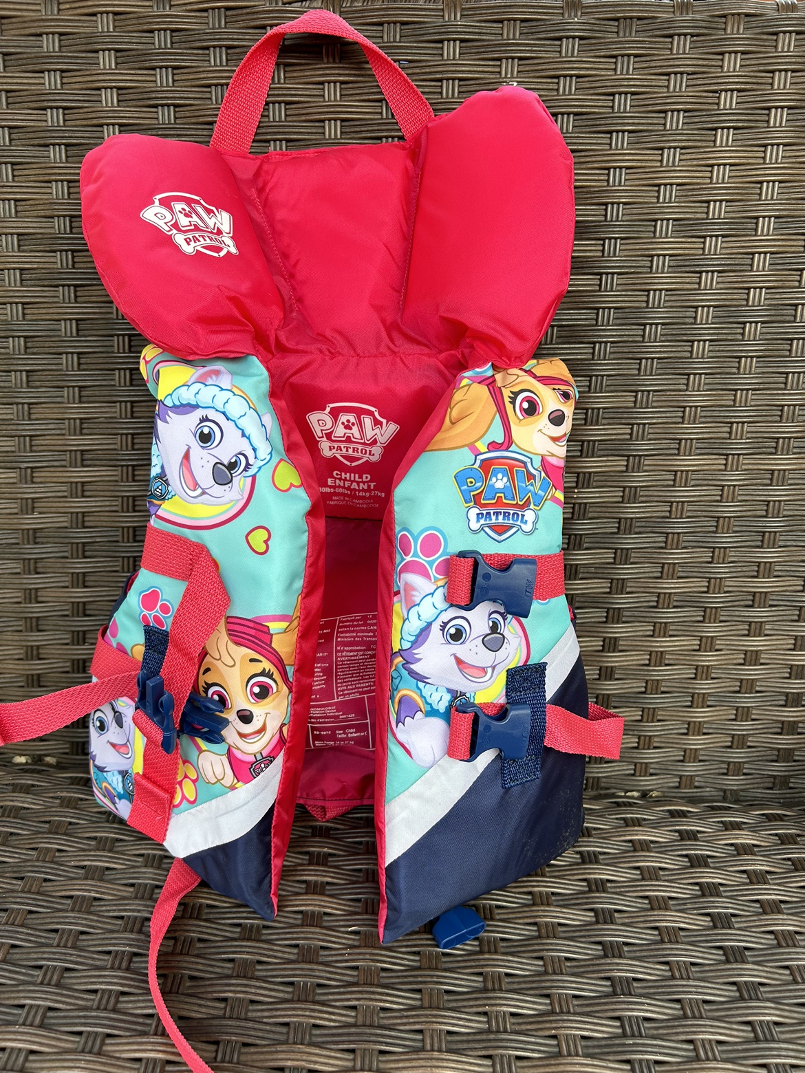 Child life jacket