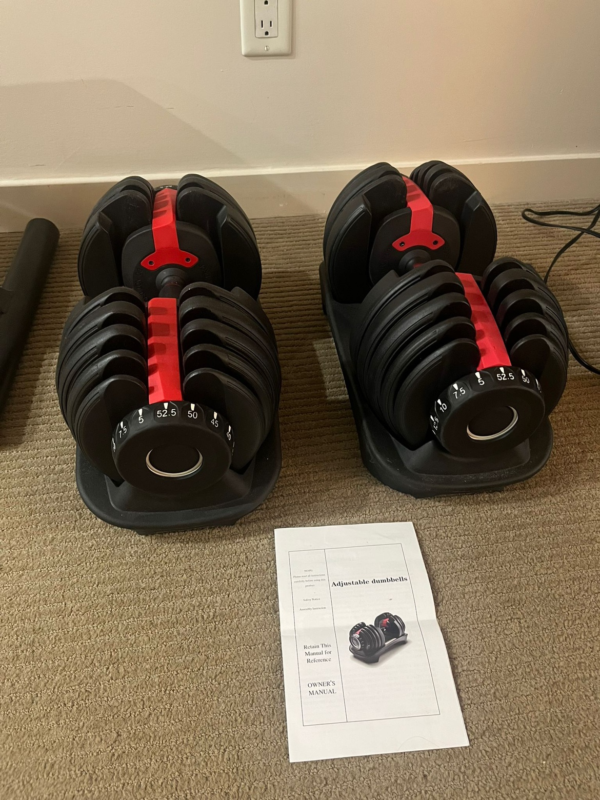 Adjustable Dumbells