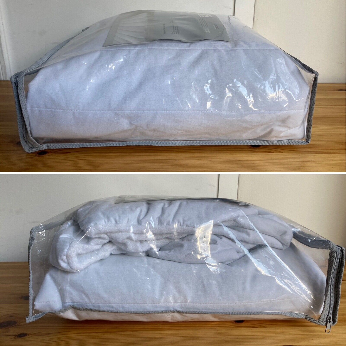 Target FULL Comfort Quilted Mattress Pad Stretch Grip Design image indicator(4)