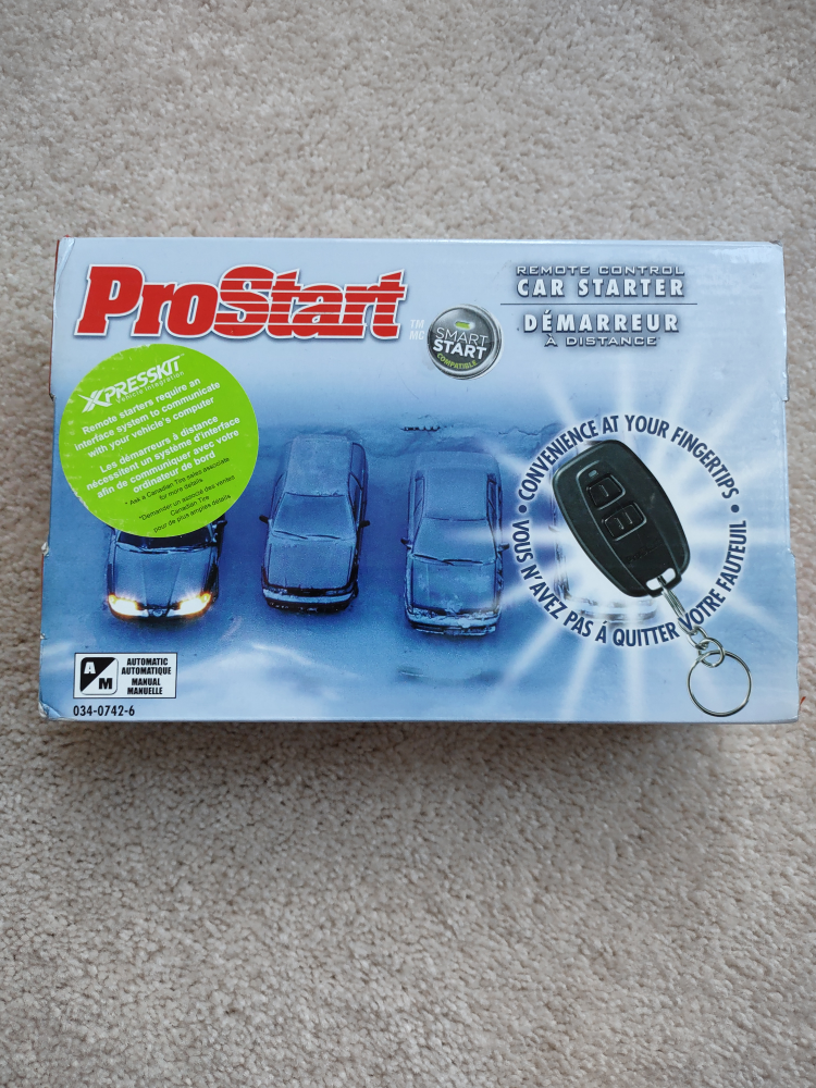 ProStart Remote Control Car Starter