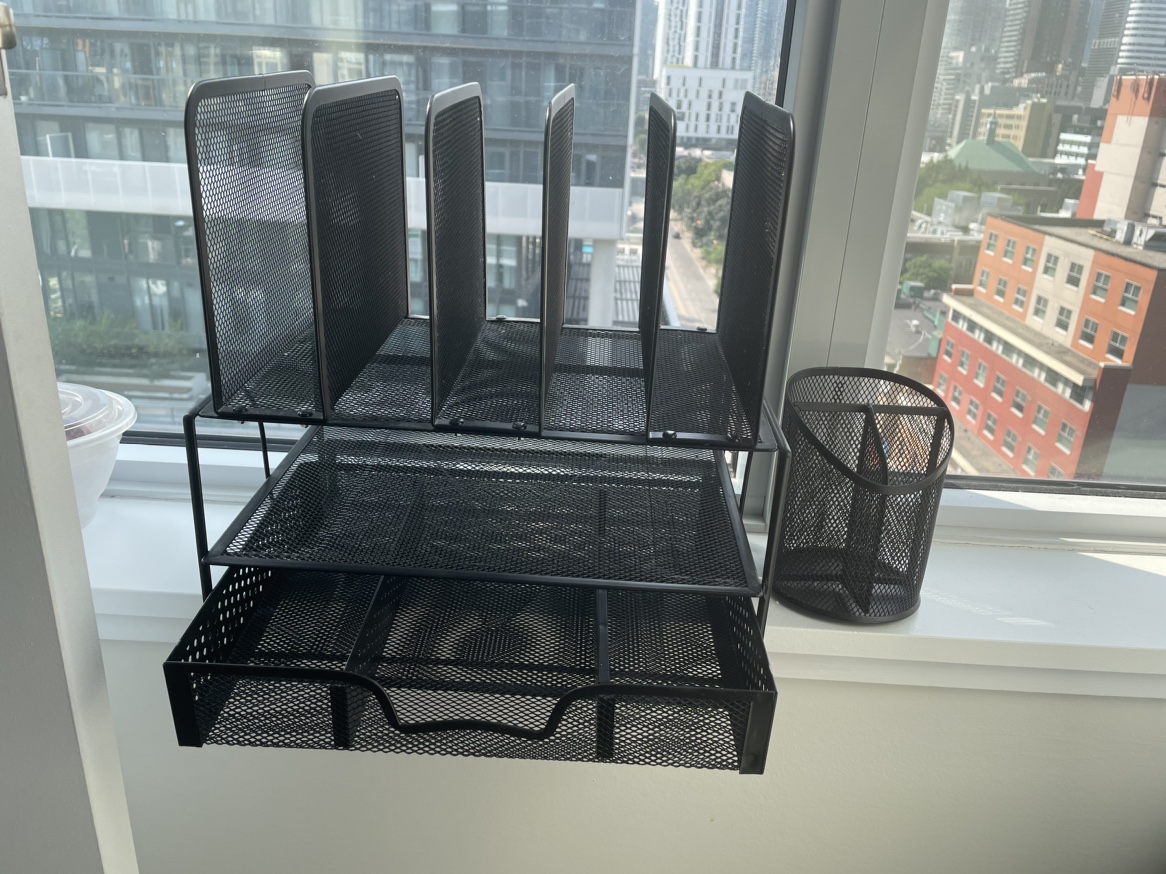 Desk organizer and pencil cup