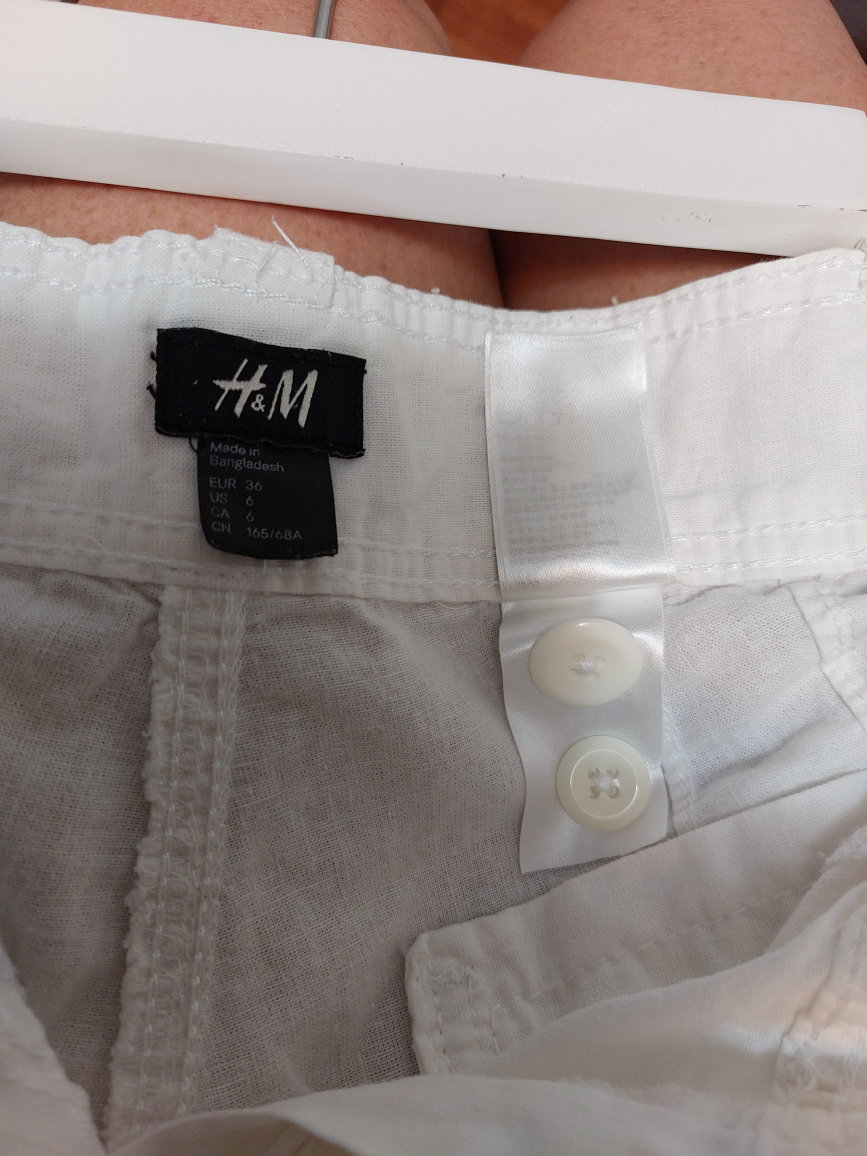 H&M linen/cotton pants size 6 image indicator(4)