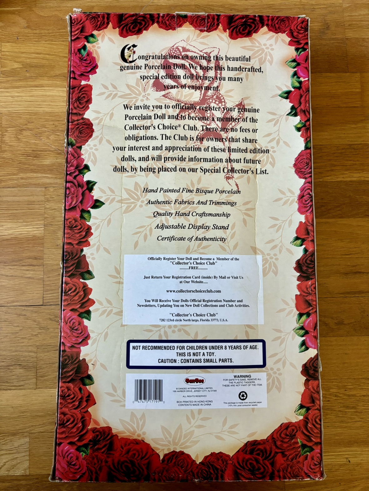 Genuine Fine Bisque Porcelain Doll, Limited edition image indicator(3)