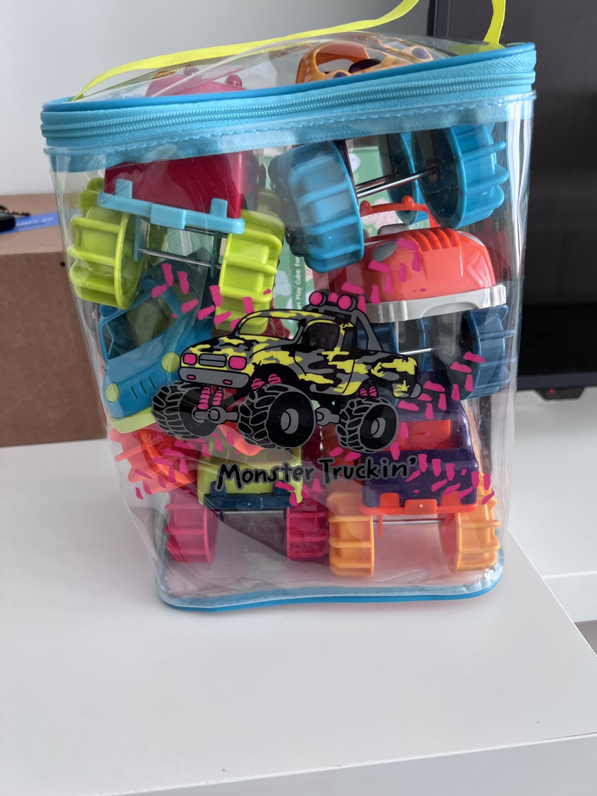 Set of Monster Truck Toys