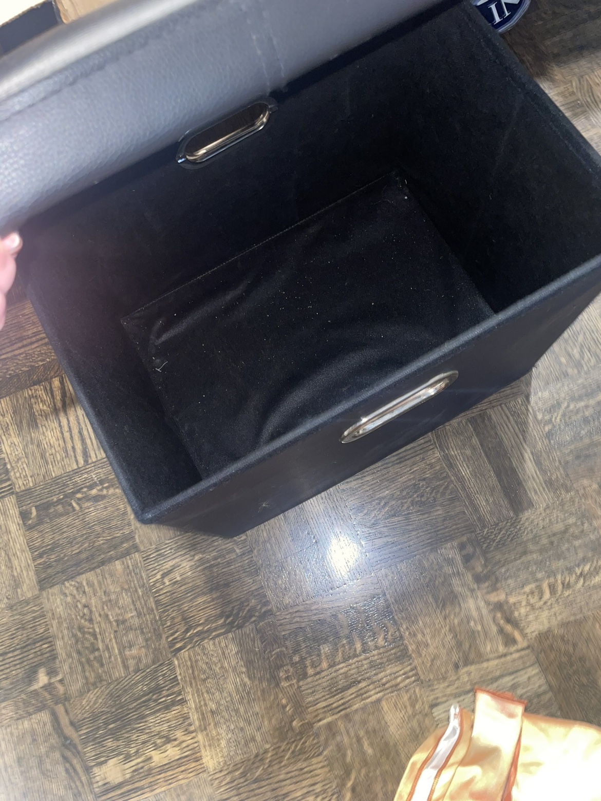 Black Stool/Ottoman - photo 2