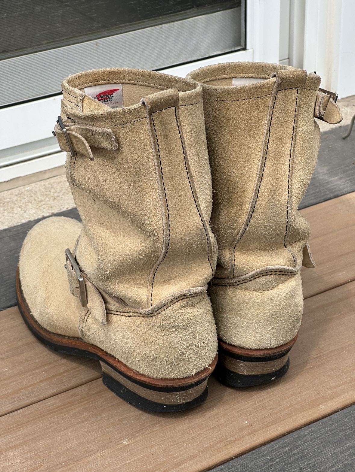 Redwing 8268 Engineer Boots Abilene Rough Out image indicator(10)