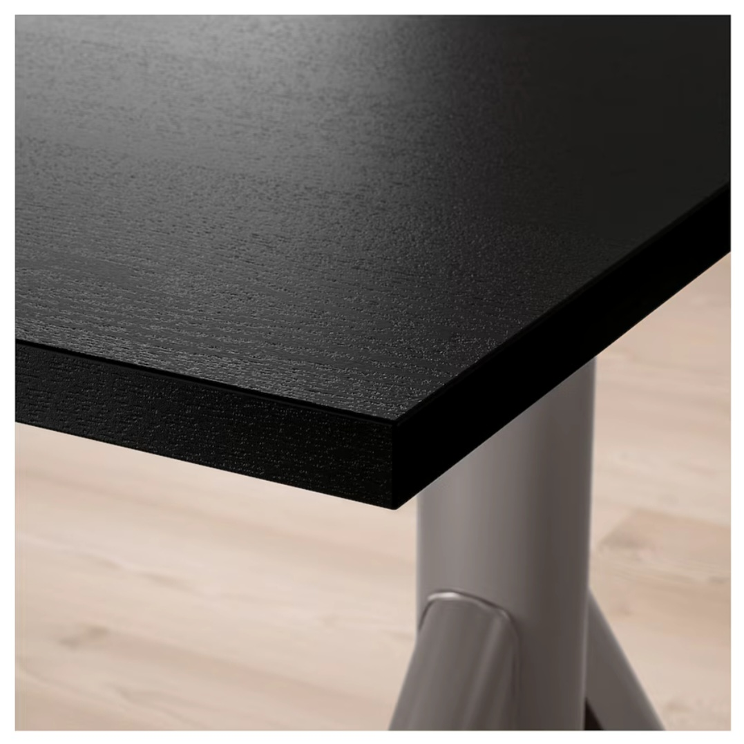 IDÅSEN Desk sit/stand, black/dark gray - photo 3