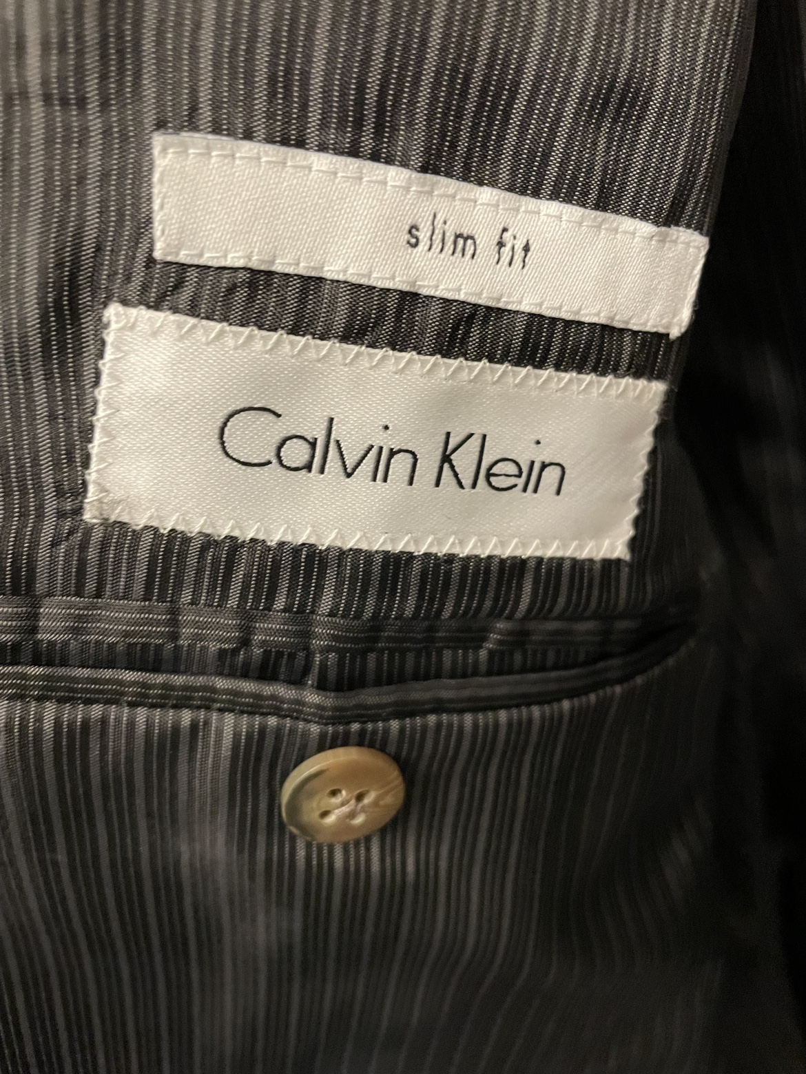 Calvin Klein Two Piece Suit 42R, Black - photo 2