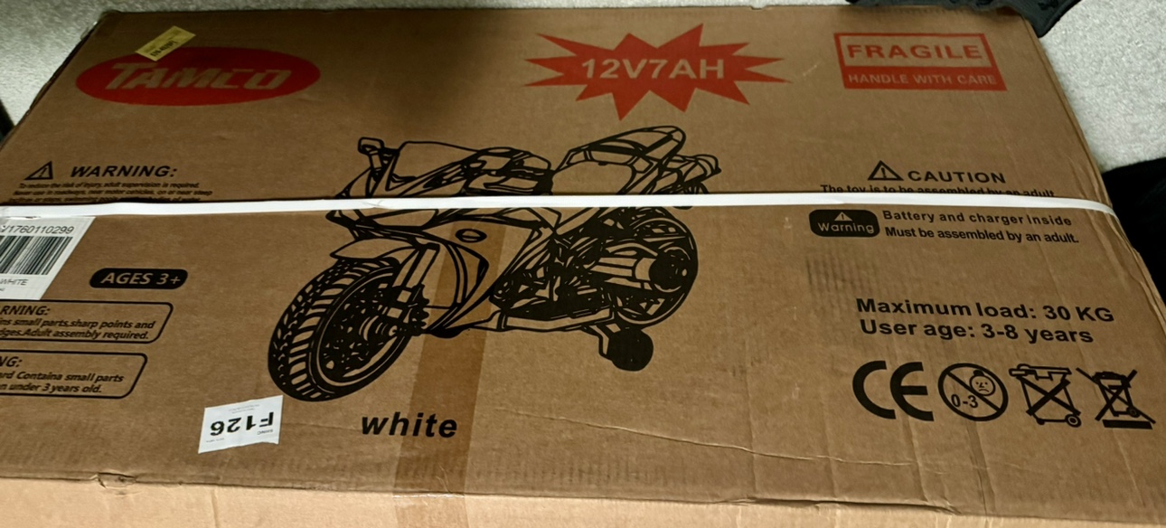 Children Electric Motorcycle (New in Box) - photo 2