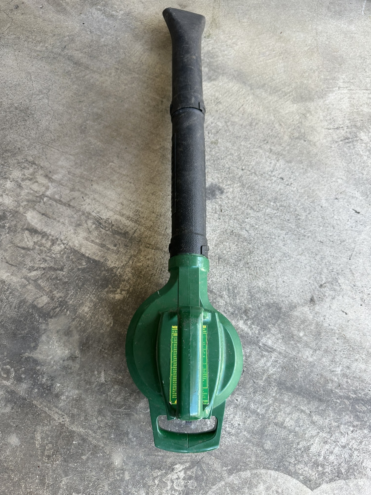 Weed Eater - Electric Hand-Held Leaf Blower - photo 3