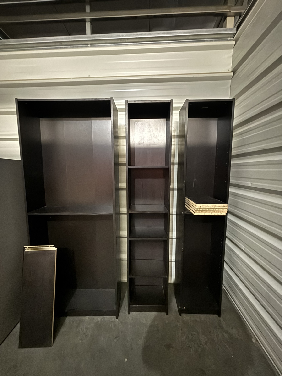 IKEA 3 piece bookcases