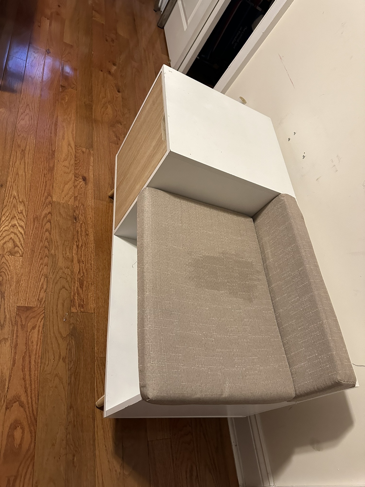 White shoe bench - photo 5