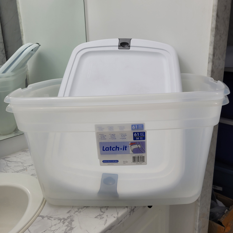 2 x 58L Plastic Storage Bin thumbnail