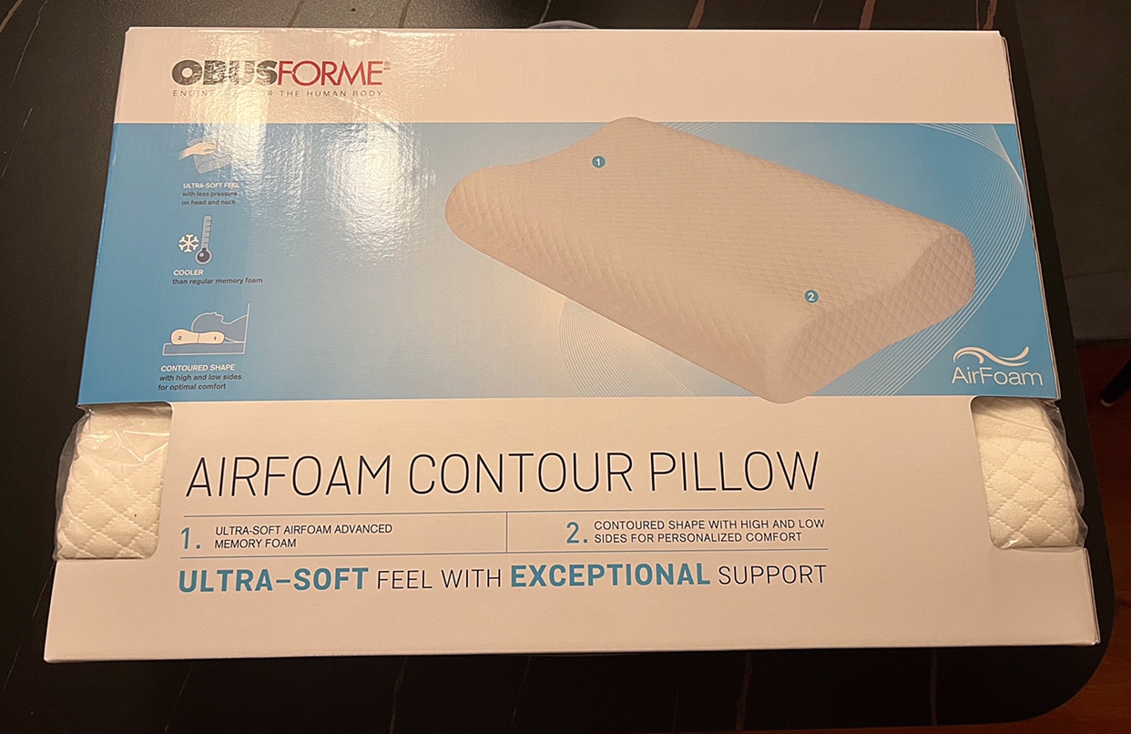 OBUSFORME AirFoam Contour Pillow