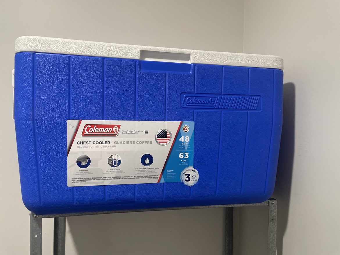 Large Coleman Cooler