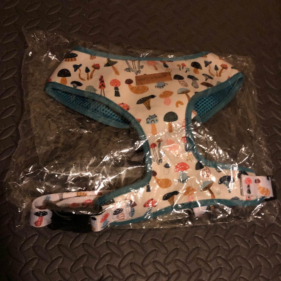 *New* Mushroom Mesh Harness (L)- back clip - Sniff and Bark image indicator(2)