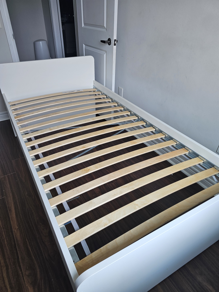 white single bed frame - photo 2