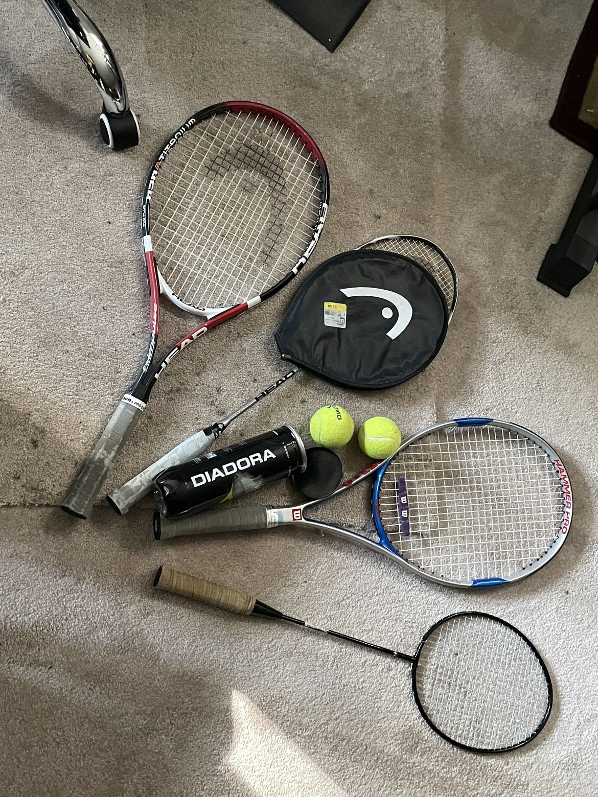 Tennis and Badminton Rackets