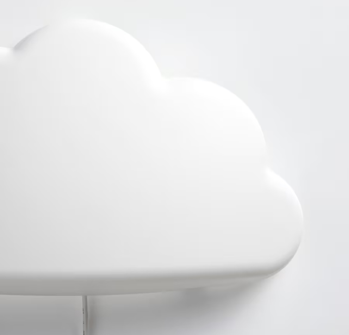 White Cloud LED wall lamps x2 | Must pick up by Friday - photo 2
