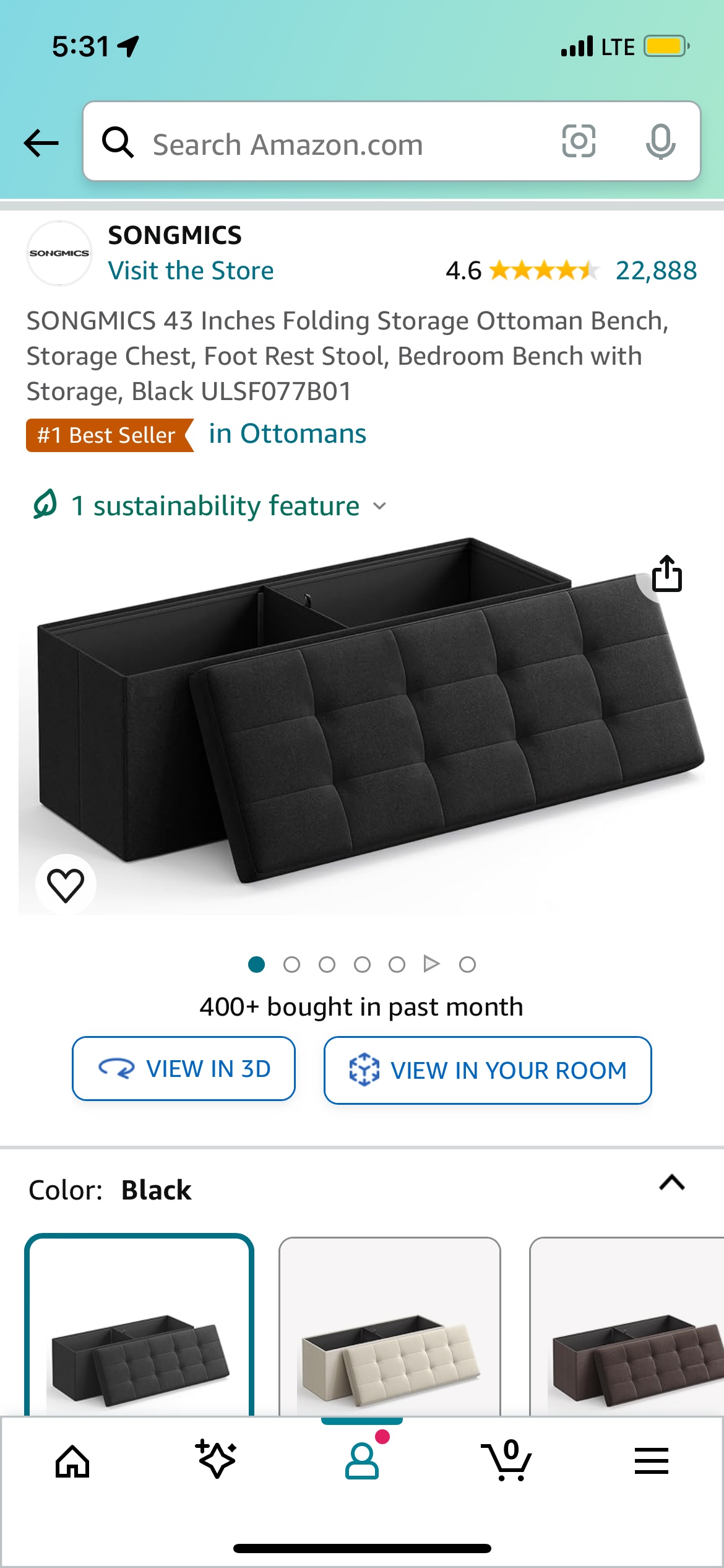 Matching ottomans