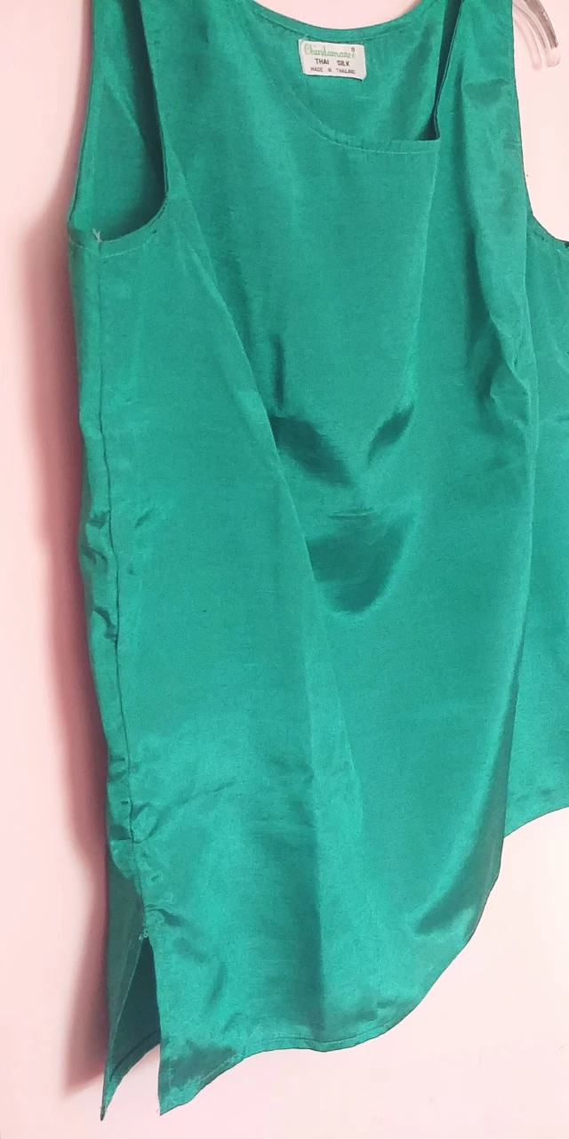 Green Silk Blouse image indicator(3)