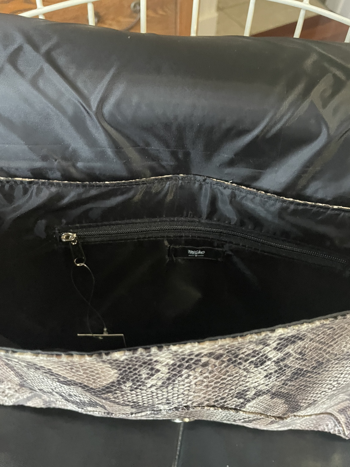 Faux snakeskin bag - photo 3