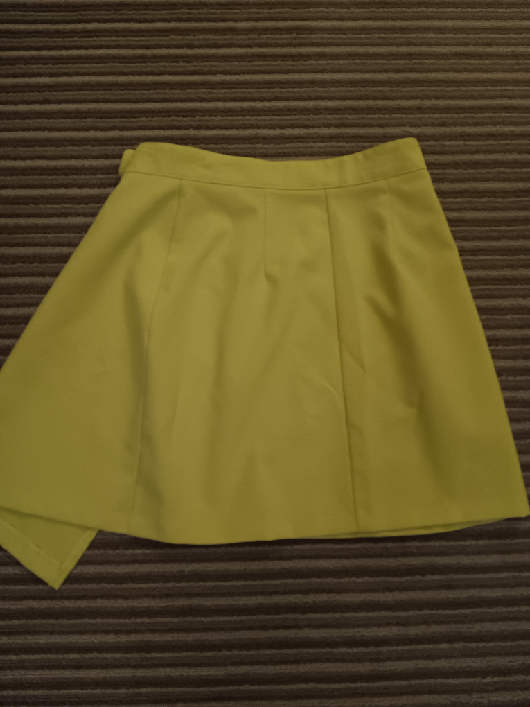 🌿 Suzy Petites Light Green Button-Up Skirt image indicator(2)