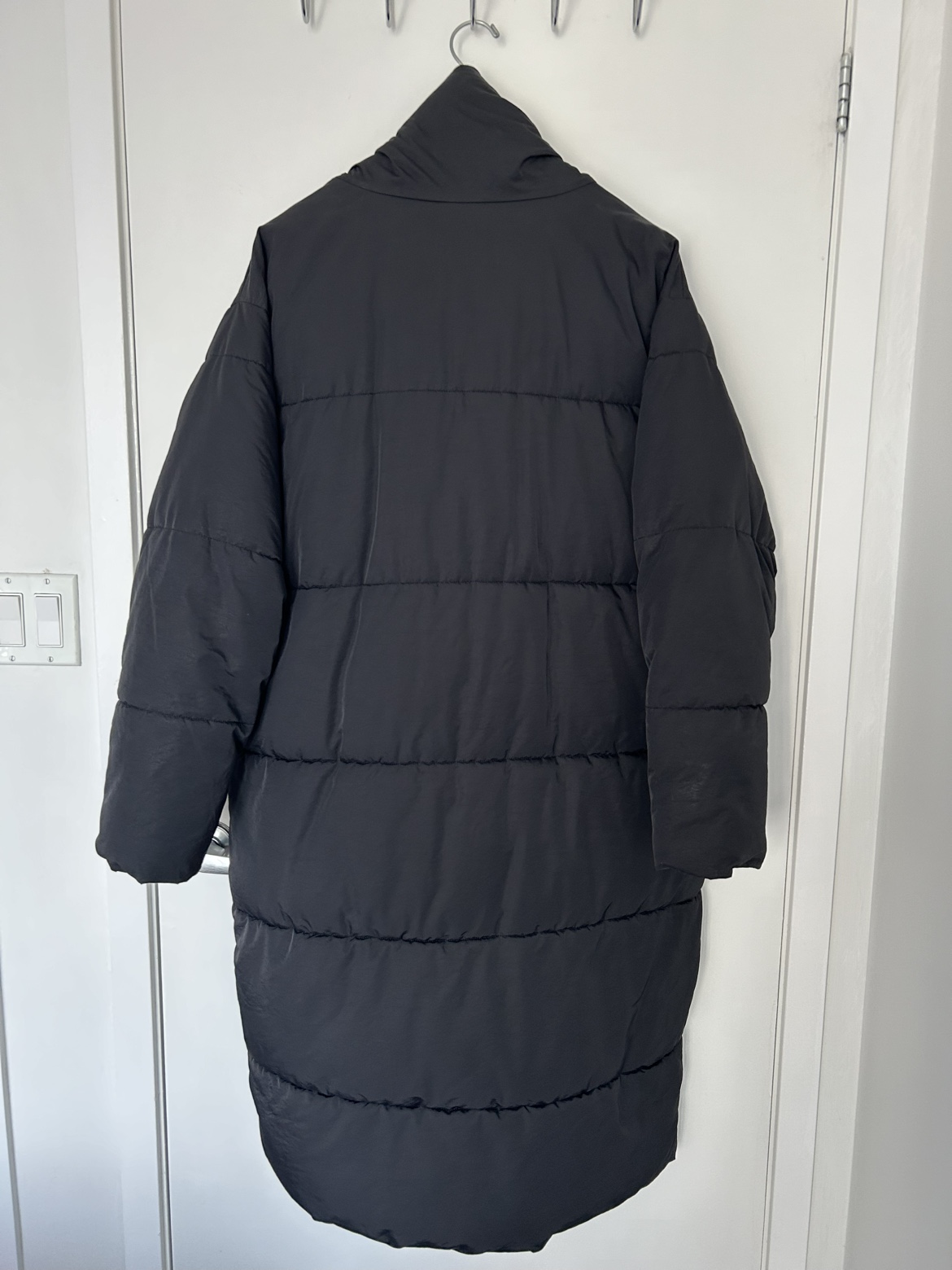 (Reg. Price - $200) Oak + Fort Full Length Black Puffer Jacket image indicator(2)