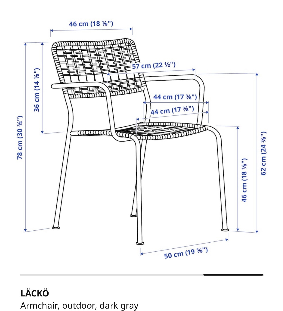 Bistro patio table and chairs - photo 4
