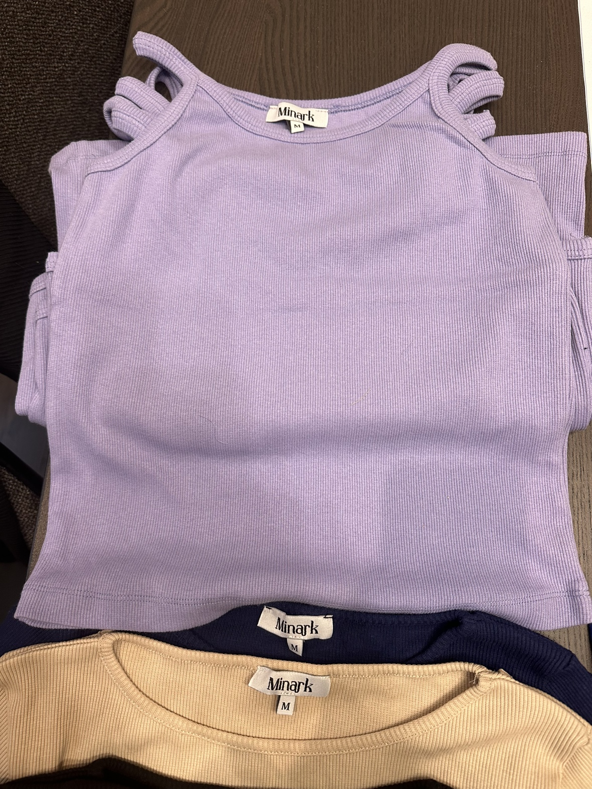 ⚽️ Purple cotton ribbed tank top image indicator(2)