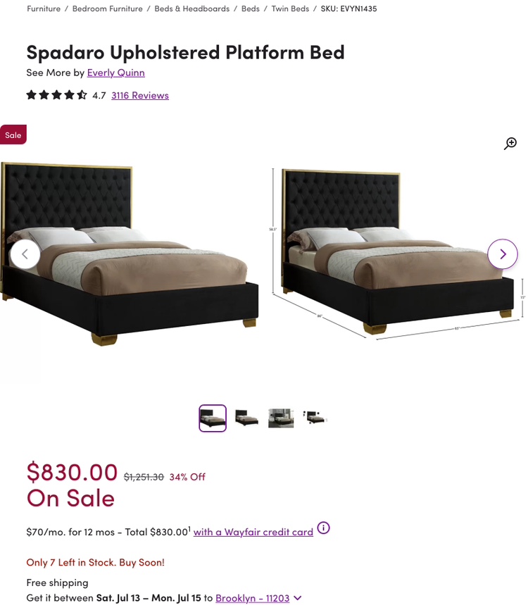 Queen bed frame - photo 5