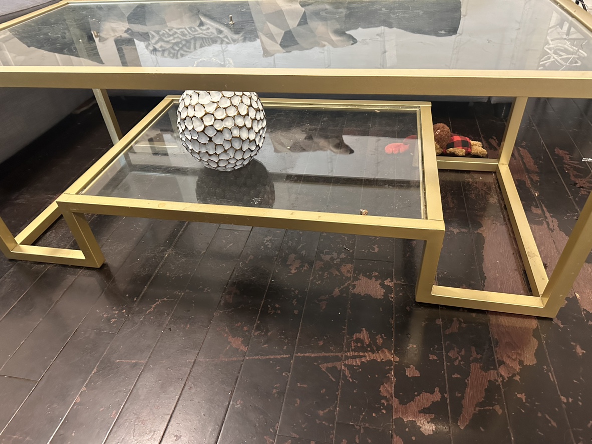 Glass coffee table - photo 2
