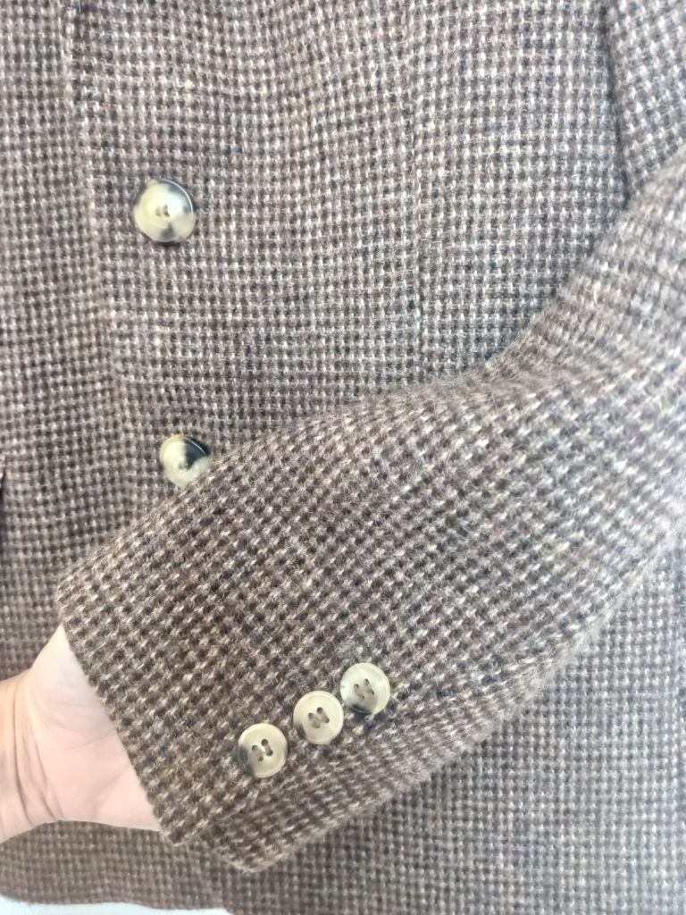 A.P.C HARRIS TWEED men's wool blazer. Size small. image indicator(2)