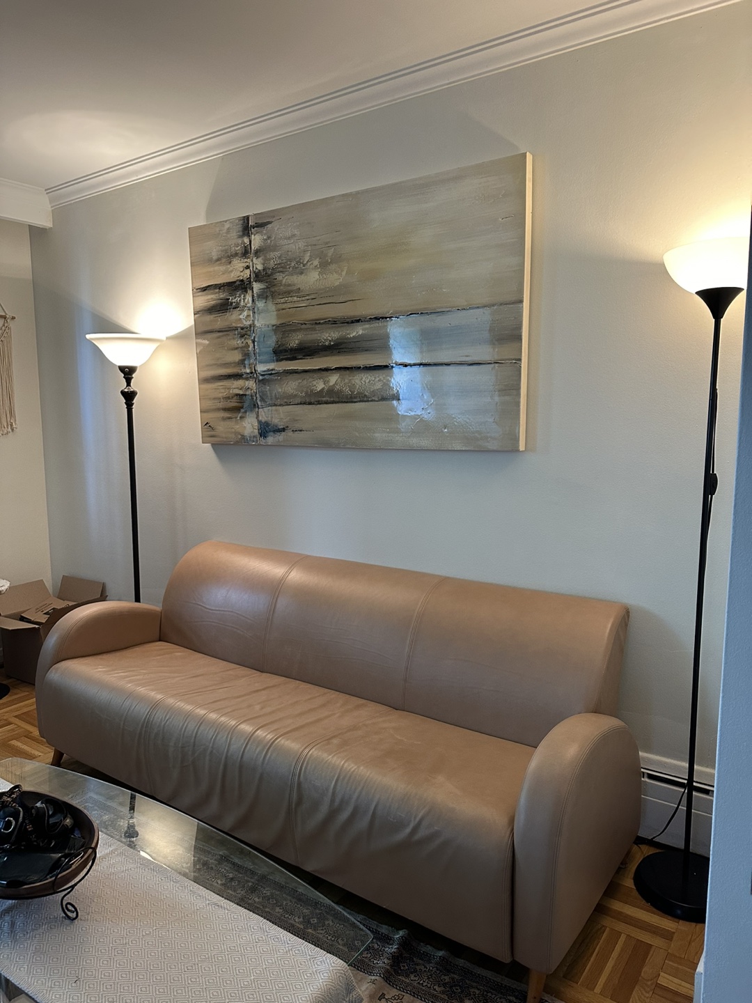 Leather couch pair - photo 2