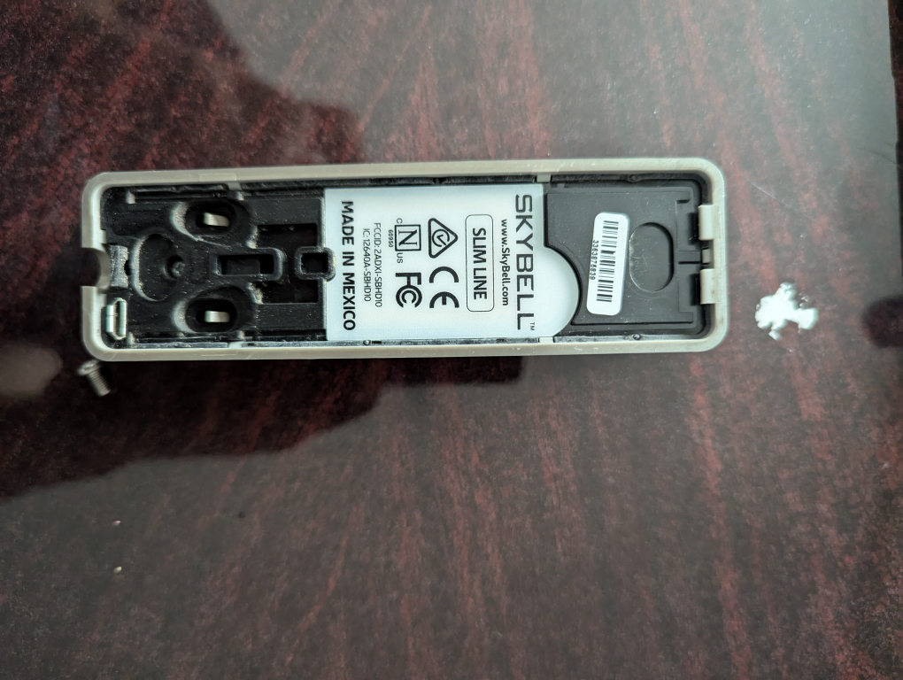 Skybell Slim Line Wi-Fi Doorbell Camera from Alarm.com in Silver image indicator(3)