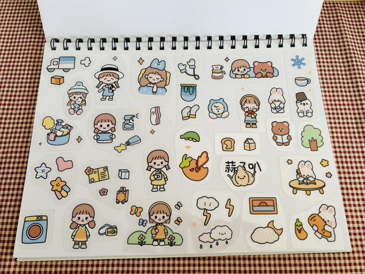 Mixed colour 10 pieces stickers thumbnail