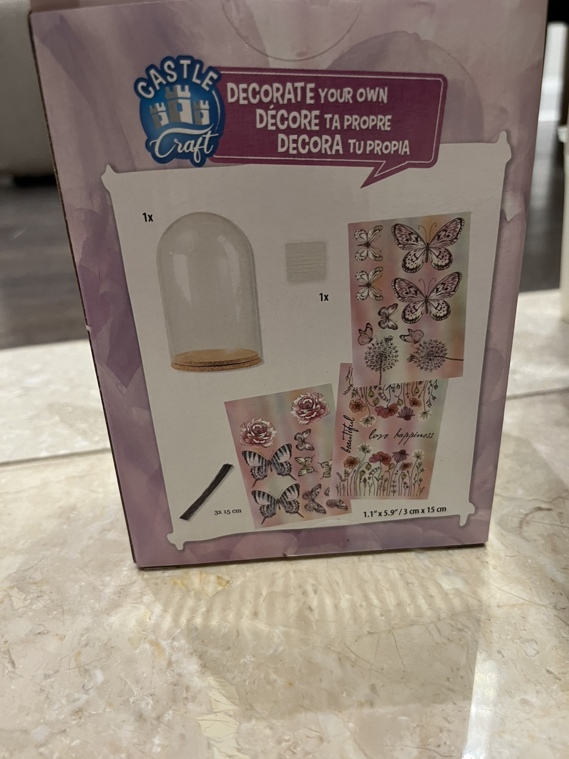 Brand new! Decorate your own cloche craft project! image indicator(4)