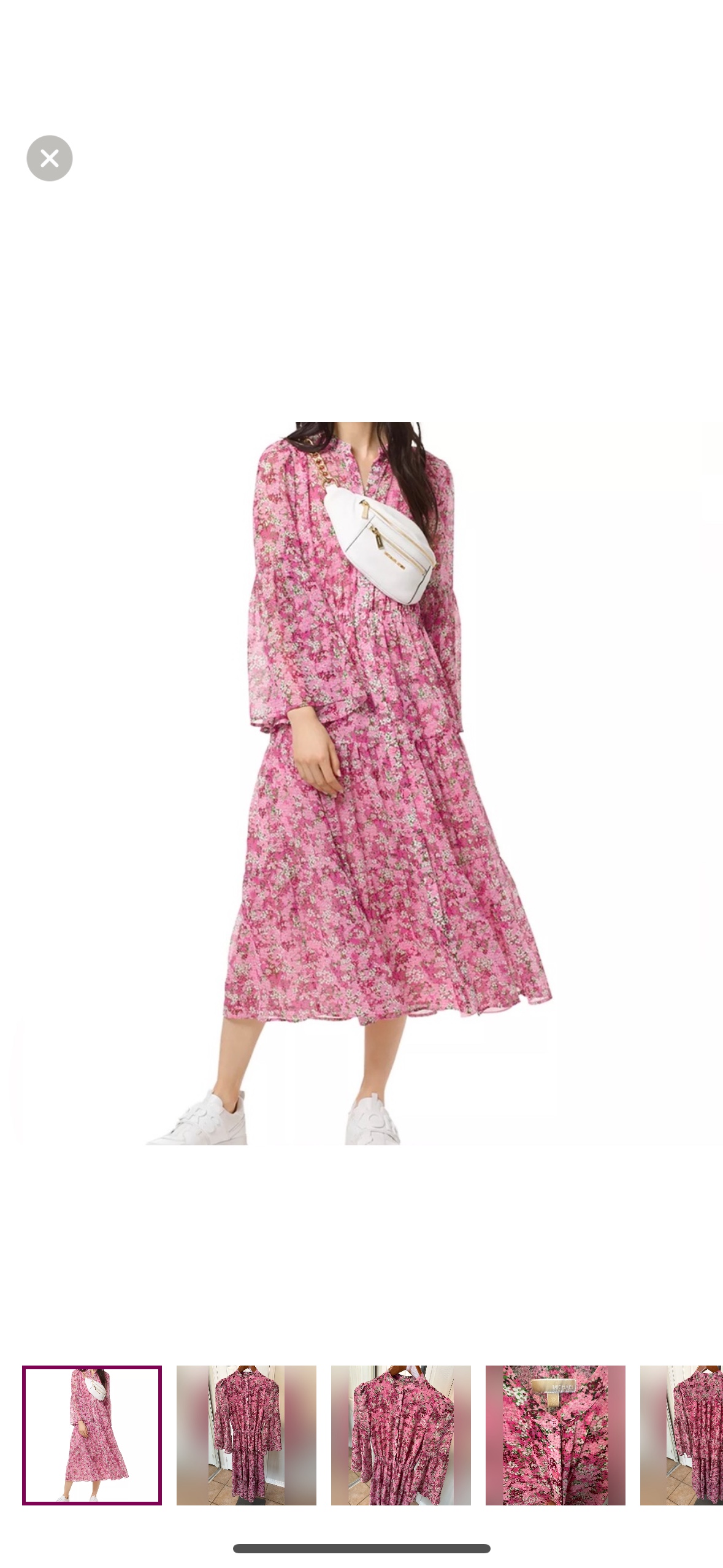 MICHAEL Michael Kors Enchanted Bloom Midi Dress size 00