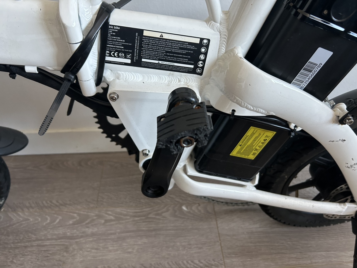Foldable electric bike (needs repairs, see description) - photo 4