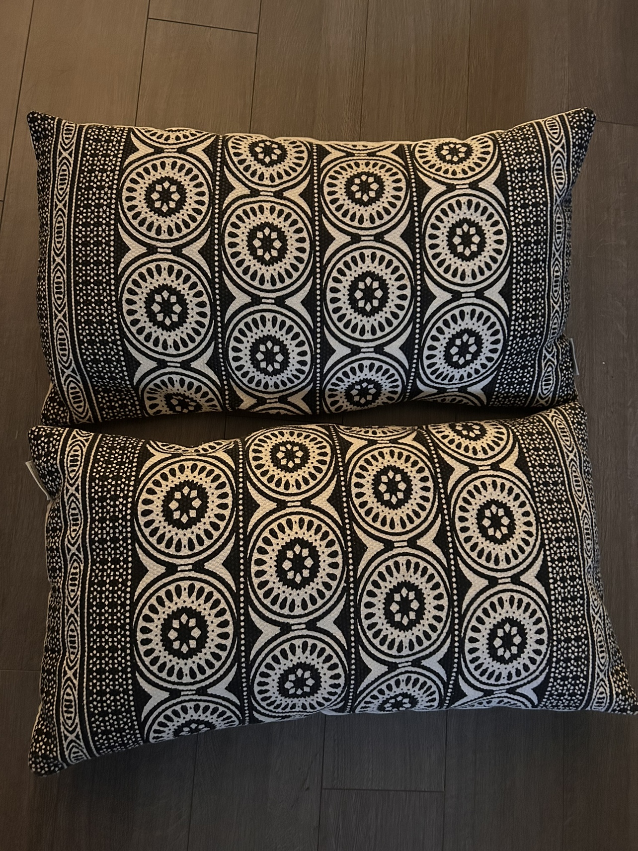 Tribal style cushions (pair) thumbnail