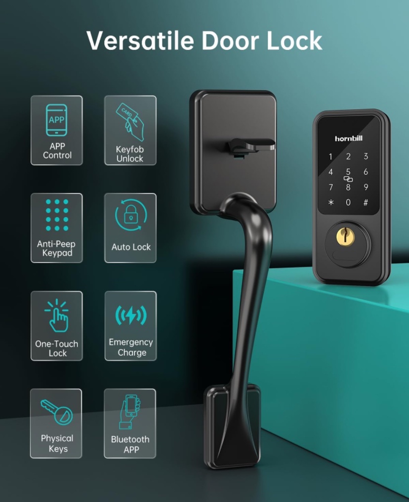 Hornbill Smart Front Door Lock Set - photo 2