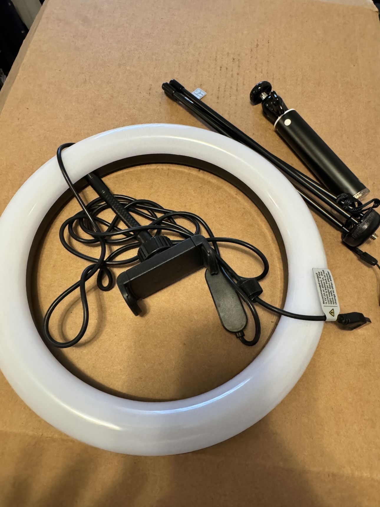 10” LED Ring Light with Tripod Stand for iPhone - photo 2