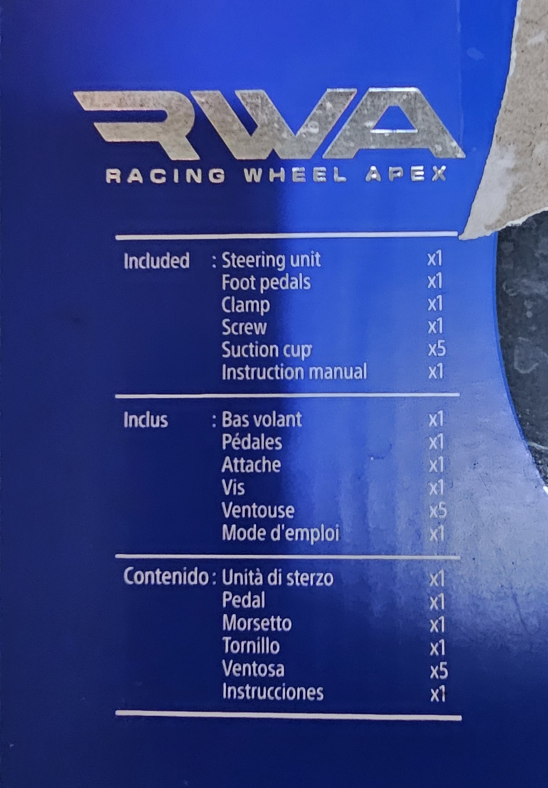 LNIB Playstation 4 Bundle With BNIB Racing Wheel image indicator(8)