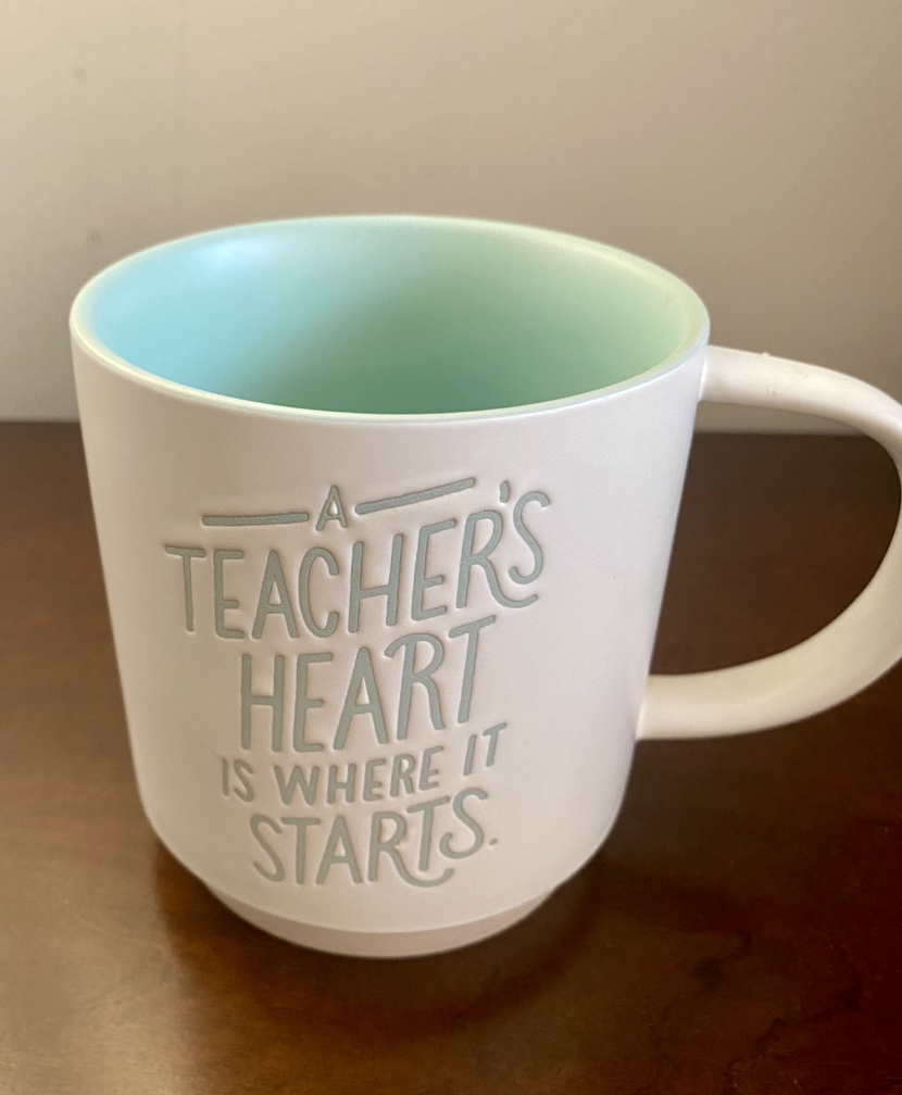 Hallmark A Teacher’s Heart Mug 16 oz.