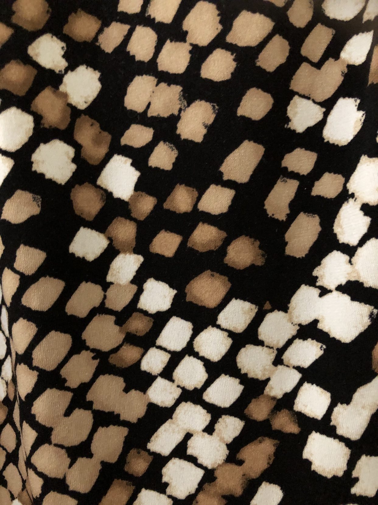 Calvin Klein Printed sleeveless blouse. Orig cost $55.00 image indicator(2)